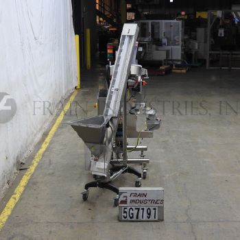 Omega Design#CDFR-1.5D1, canister style desiccant feeder, rated from 50-300 bottles per minute (2 available)