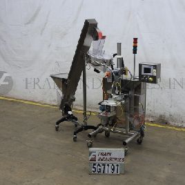 Omega Design#CDFR-1.5D1, canister style desiccant feeder, rated from 50-300 bottles per minute (2 available)