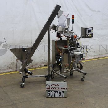 Omega Design#CDFR-1.5D1, canister style desiccant feeder, rated from 50-300 bottles per minute (2 available)