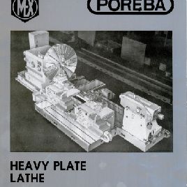 157" x 393Poreba#TZG400, 100 RPM,30 ton capacity,threading,taper,100 HP,1980,#27429