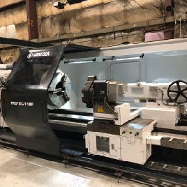 Hankook#PROTEC-11NF, 43.3" swing,33 chuck,15 bar,79 centers,8 station,Fanuc 32i,2012,#12938