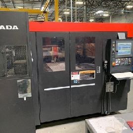 Amada#LCG-3015, laser cutter, 3500 watt, 61.02" width, 121 X, 61 Y, 3.93 Z, AMNC control.