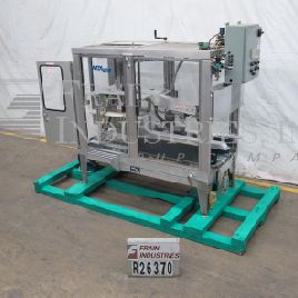 Wexxar#WSH-060, sealer case top only, automatic, inline top hot melt glue sealer, 5-20 cases per minute