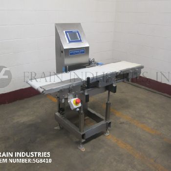 Mettler/ Hi-Speed #XC3, compact checkweigher rated from 10 to 120 weighs per minute