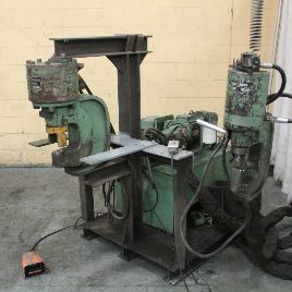 60 Ton,Peddinghaus#PF-60, hydraulic webb &amp; flange, pendant control, 10 HP, #66282