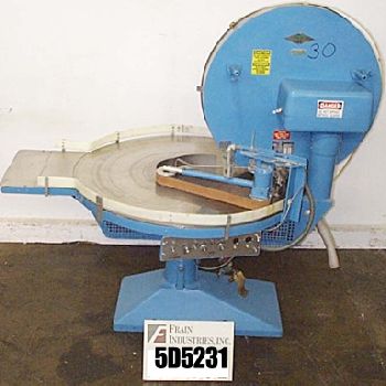 ThomasEngineering #150U, combination 48" Stainless Steel disc unscrambler &amp; inverted bottle air cleaner, up to 160 cpm