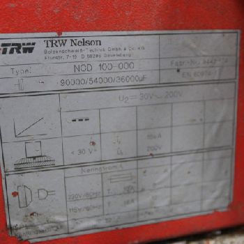 Nelson#NCD100-000, stud welder, 5/16" capacity, #69265