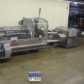 JonesCriterion #2000, automatic, intermittent motion, Stainlesss Steel, servo driven, horizontal, hot melt glue cartoner