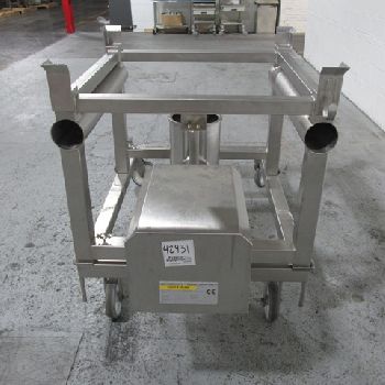 LB Bohle#BTS-200, Stainless Steel cone mill,less beater &amp; screen,mounted on stand,460 V.,serial #0412848005,2005,#42431
