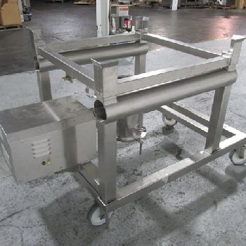 LB Bohle#BTS-200, Stainless Steel cone mill,less beater &amp; screen,mounted on stand,460 V.,serial #0412848005,2005,#42431
