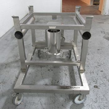 LB Bohle#BTS-200, Stainless Steel cone mill,less beater &amp; screen,mounted on stand,460 V.,serial #0412848005,2005,#42431