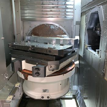 Grob#G550, 5-Axis,31.5" X,40 Y,38 Z,2 APC,120 ATC,16k RPM,TSC,Siemens 840D,#29964