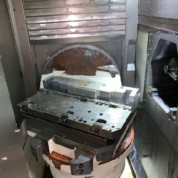 Grob#G550, 5-Axis,31.5" X,40 Y,38 Z,2 APC,120 ATC,16k RPM,TSC,Siemens 840D,#29964