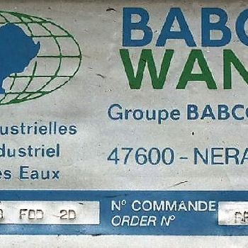 Babcock Wanson#400UBhot oil therm.boiler,465 KW,500Â°F/265Â°C,control panel mounted,1993
