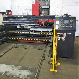 Amada # MP1225NJ, cargador robótico, 49 "x 98 máximo / 12 x27 min hoja, 2000, # 30140