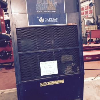 Tire Shark#TB06, used tire compactor, single phase, 120 V. 60 Hz. 24 amps