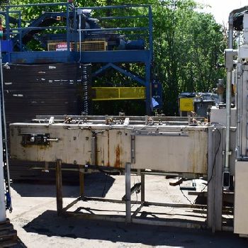 Ransohoff#QS-9000, 93" infeed, 112 outfeed, 17 LR x 6 T opening, A &amp; B Panelview 600, 2004, #CB3664