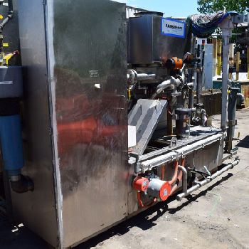 Ransohoff#QS-9000, 93" infeed, 112 outfeed, 17 LR x 6 T opening, A &amp; B Panelview 600, 2004, #CB3664