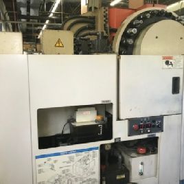 Mazak#V-414, VMC,22" X,16 Y,18 Z,Cat 40,7000 RPM,24 SMTC,Mazatrol M-32,1993