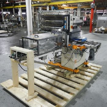 Pester#PEWO-MAT400SN, Shrink Bundler, 400mm max film width, speeds up to 20 cycles/minute, 1983, #43626