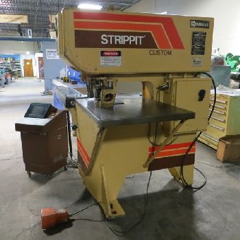 30 Ton,Strippit#CUSTOM-18/30-AG, single station punch press, 18" throat, 1985, #155469