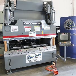 90 Ton,Cincinnati#90PF+6, 8â€™ OA, Proform CNC hydraulic, 15" Color LCD display w/Touchscreen interface, 15 HP, new, #SM90PF6