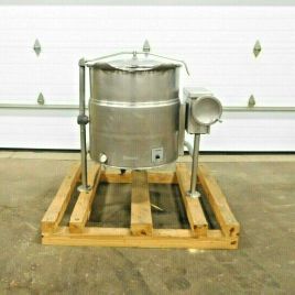 40 галл.Cleveland # KEL-40T, варочный котел с нержавеющей оболочкой, глубина 23 ", диаметр 26, 50 фунтов на квадратный дюйм, только запчасти