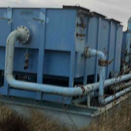 Parkson #SRC500, Coalescer, 1000 GPM approx, oil/water/solids separator, slant rib, CS, dual units skid mounted, #1270321