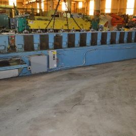 16 Stand,B &amp; K#11/2B, 2" diameter spindle, 20 roll space, air clutch, 25 HP, 1970