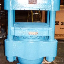 200 Ton,HPM, 25.5" x 24,up-act 4-post,8 stroke,12 DL,16 ram,38 work ht.,#129 (12 available)