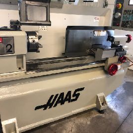 19" x 48Haas#TL-2, 2-Axis flat bed CNC turning center,10 chuck,3 spindle bore,2006