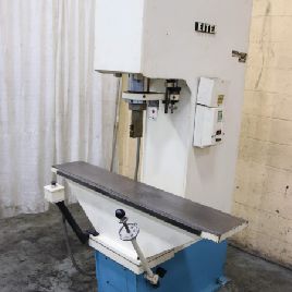 25 Ton,Eitel#RP-25, hyd straigthening press,6" stroke,10 throat,16 SH,1991,#71518