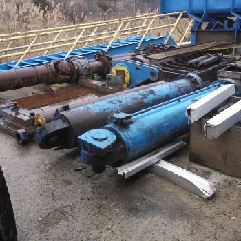 Mega, used 120" x 104 automobile shredder, includes - base - bonnet - rotor - mid-section - feed chute - drum magnet