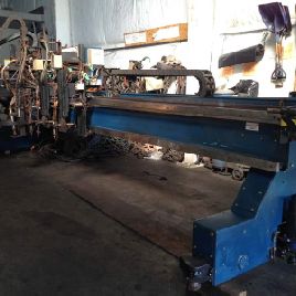 Messer#TMC4518, beveling plasma / oxygen cutting system, 18â€™ x 20â€™, MG Hypertherm Navigator CNC, Hypertherm HT4400, 2000