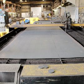 Esab#SABRE-3600, plasma / oxy CNC plasma cutting system, 14â€™ x 43â€™, Esab Vision PC CNC, Esab ESP 400C plasma, 2005