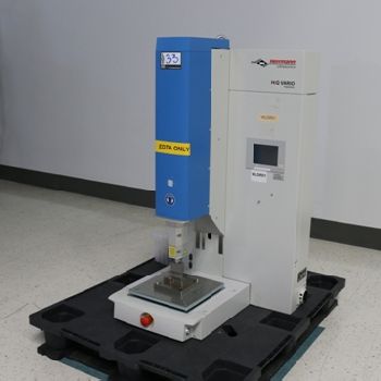 HerrmannHIQ #1200-VARIO, 1200 watt, 500mm stroke ultrasonic welder, 2012, #37253