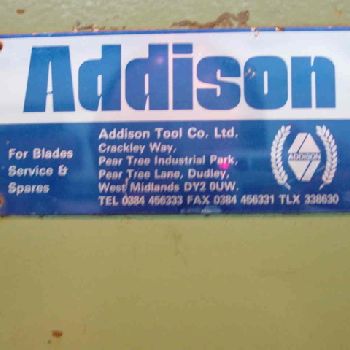 3-1/4"Adige#TS70, 9 blade diameter,118 outfeed table,length control,#1914