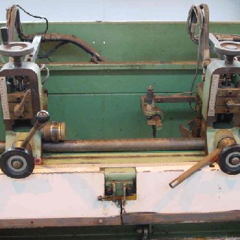 3-1/4"Adige#TS70, 9 blade diameter,118 outfeed table,length control,#1914