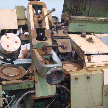 3-1/4"Adige#TS70, 9 blade diameter,118 outfeed table,length control,#1914