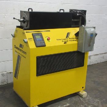 3"Sanderson#XLT, semi-auto tube louvre machine, AB PLC, vari-speed drive