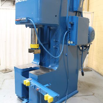 50 Ton,Denison#NA50C98D02D80K11, 12" stroke,20 HP,31 x 20 bed,PLC control,#63220