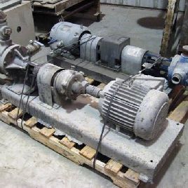 Viking#L4124, 2" x 2, s/n 0880371, 3 HP, 1170 RPM, w/gear reducer