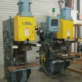 250 KVATaylor-Winfield#ENE-18-250, press type projection welder,18" throat,8 cylinder,adjustable stroke,440/460/480 V.,#6640