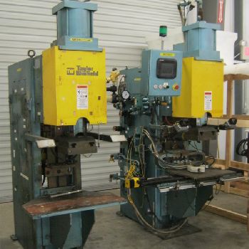 250 KVATaylor-Winfield#ENE-18-250, press type projection welder,18" throat,8 cylinder,adjustable stroke,440/460/480 V.,#6640