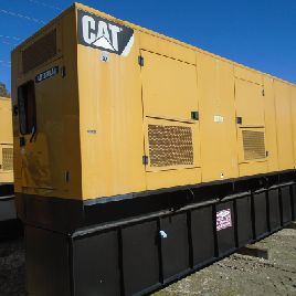 500 KWCaterpillar#C15, SAE,EMCP 3.2 control pnl,tier 2,elec gov,fuel tank base,c/b,(2 available)