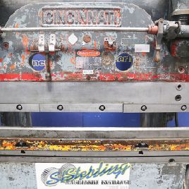 100 Tonnen, Cincinnati # SERIE-4, 6-A, 3-Achs-Druckstufe, 5-Achs-Druckstufe, 12-Achs-Druckstufe, 8-Achs-Druckstufe, 7,5 PS, Hochleistungs-Mech-Abkantpresse, # A5726