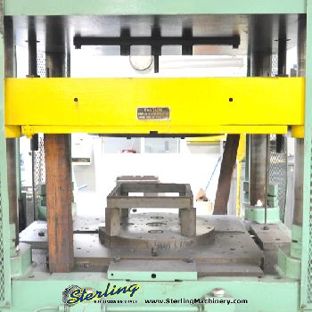 175 Ton,ColumbusIndustries, Trimmer, 4-post hydraulic trim press,4-way can trimming attachment,dual palm controls,#A1879