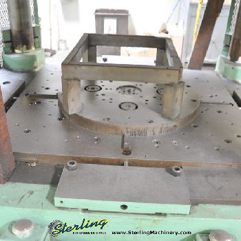 175 Ton,ColumbusIndustries, Trimmer, 4-post hydraulic trim press,4-way can trimming attachment,dual palm controls,#A1879