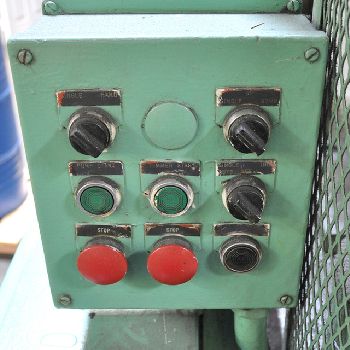 175 Ton,ColumbusIndustries, Trimmer, 4-post hydraulic trim press,4-way can trimming attachment,dual palm controls,#A1879