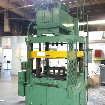 175 Ton,ColumbusIndustries, Trimmer, 4-post hydraulic trim press,4-way can trimming attachment,dual palm controls,#A1879